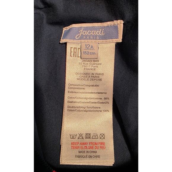 Jacadi Girls Velvet Dress Size 12 - Picture 4 of 5